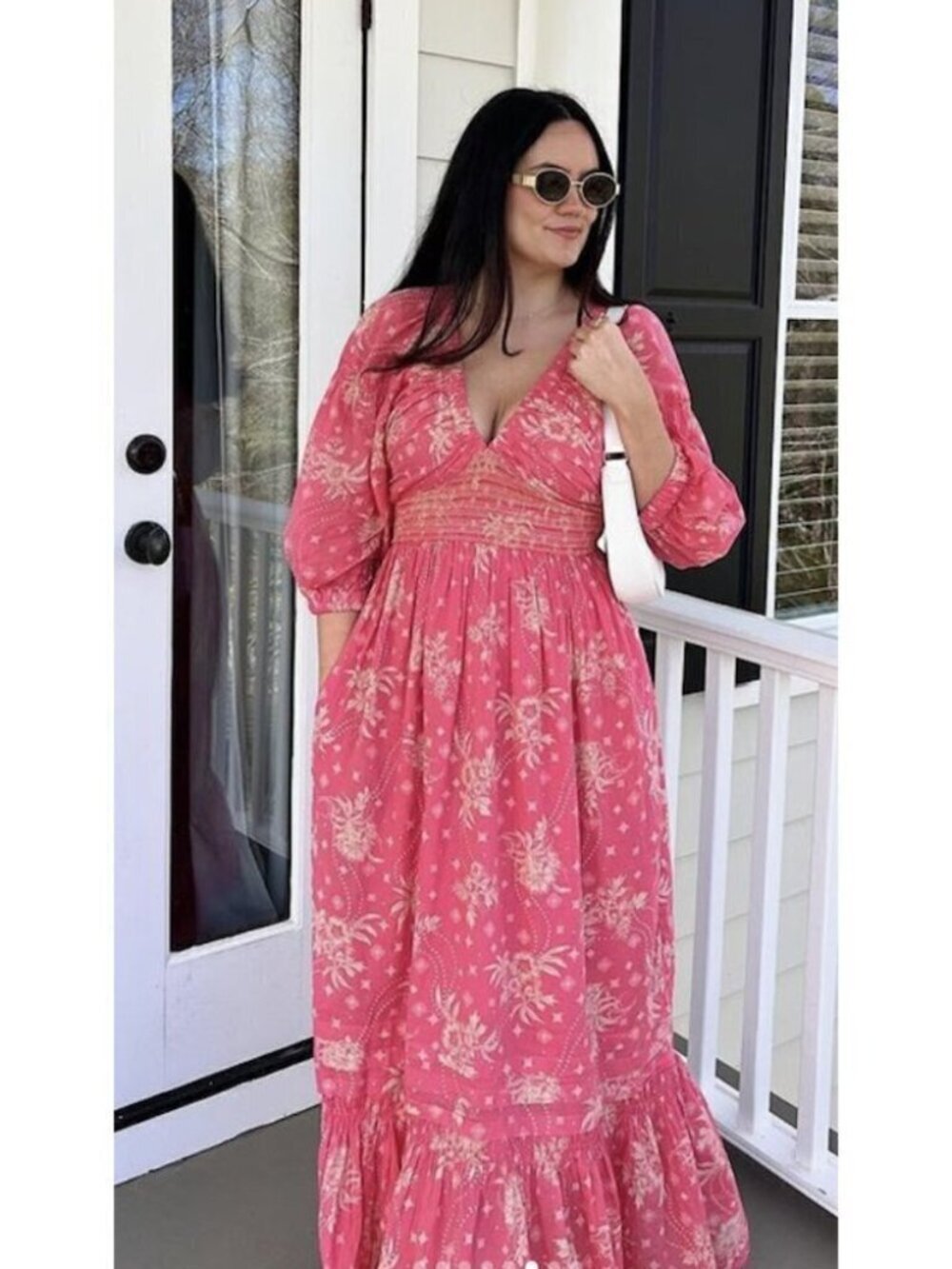 FREE PEOPLE Golden Hour Maxi in Electropop Combo Size Medium - Picture 4 of 15